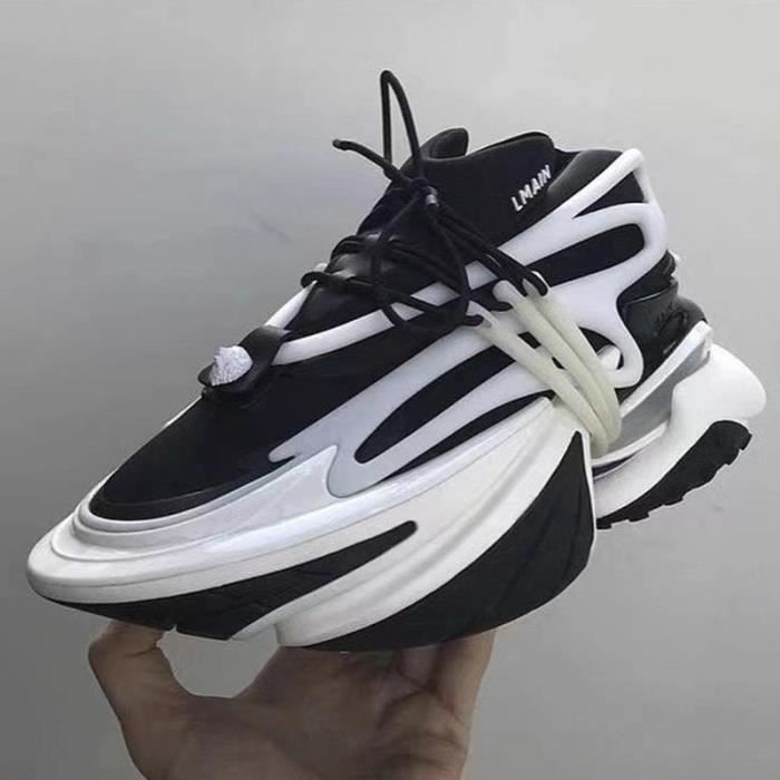 Hommes yeezys chaussures respirant plat avec Y750 dentelle caoutchouc