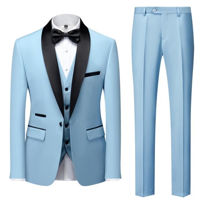 Set Cravate Slim, Nœud Papillon Prénoué Et Pochette De Costume - Gris Anthracite Premium Pour Mariage Et Cérémonie
