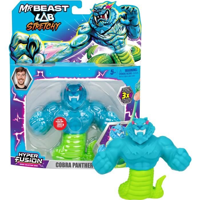 Figurine élastique MRBEAST LAB Goo Jit Zu Cobra Panthère 11 cm