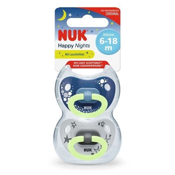 NUK 2 Sucettes CLASSIC Silicone 6-18m - Cdiscount Puériculture & Eveil bébé