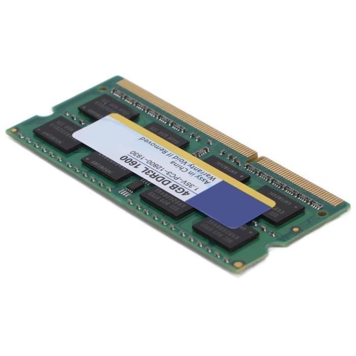 Crucial - DDR3L - kit - 8 Go: 2 x 4 Go - DIMM 240 broches - 1600 MHz / PC3- 12800 - CL9 - 1.35 V - mémoire sans tampon - non ECC | Rakuten