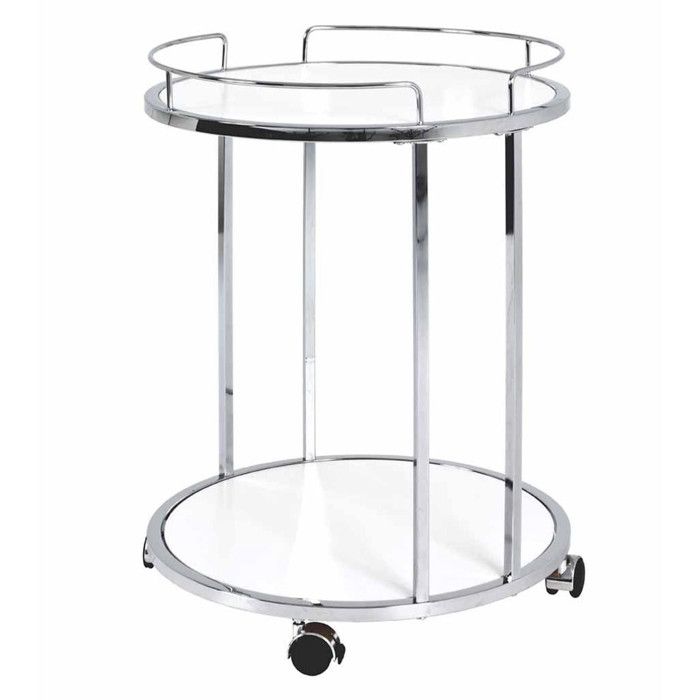 Desserte de Cuisine Design Amel 60cm Blanc