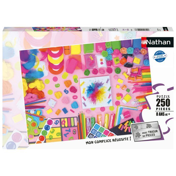 Puzzle 250 pièces : 'atelier du bricolage Ravensburger Nathan - vue 2