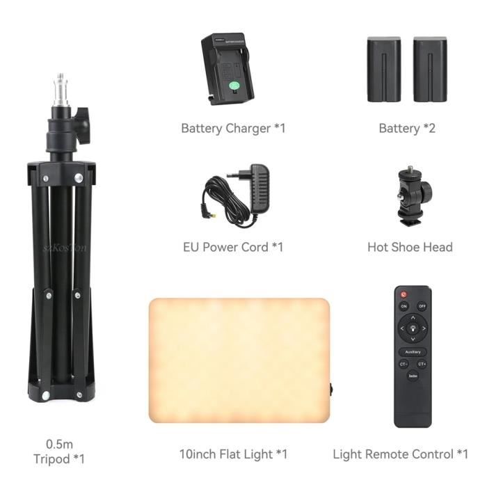 Panneau Lumineux Professionnel Pour Photographie Et Diffusion En Direct