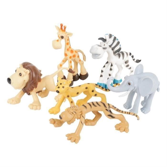 Ensemble de jouets animaux 6 pièces