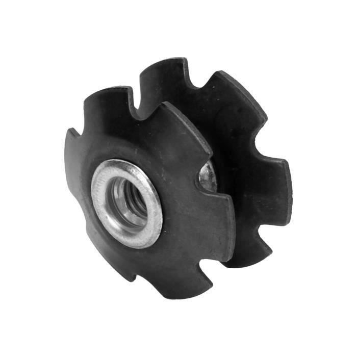 Pièce Fourche Vélo Écrou étoile Fourche Vélo 28,6mm - Casque De Direction Acier - Pour VTT Et Vélo Route - Montage Facile Sans Outil Spécial Casque Fourche 28.6mm