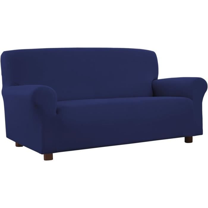 Housse Salon Lavable Housse Canapé Banzaii 4 Places - Tissu Extensible - Gris - Fabriqué En Italie Housse Salon Grise