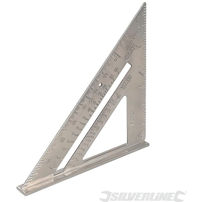 Silverline Equerre De Charpentier En Alliage D Aluminium Achat Vente Accessoire Masse Silverline Cdiscount