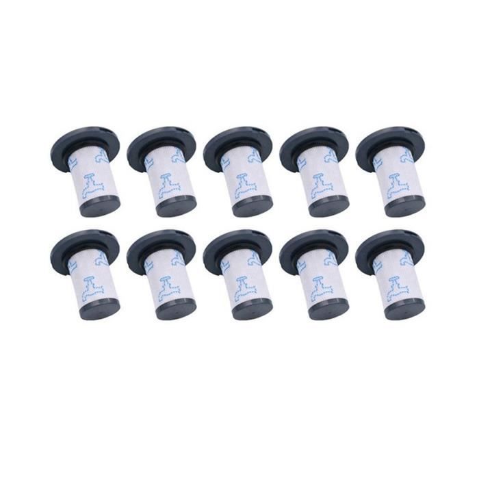 Lot de 10 filtres HEPA pour Rowenta ZR009007 et Tefal X-Force Flex 14.60 11.6 - SODIAL