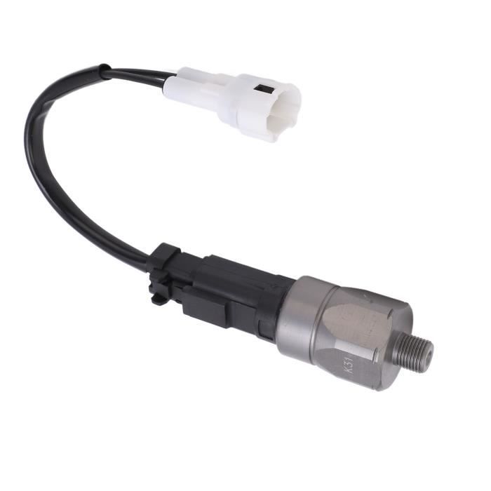 Pressostat D'huile Compatible Harley-Davidson Sportster XL (1977-2020) Et XR1200 (2008-2012) - Référence 26554-77, Couleur Argent, Filetage 10,3 Mm