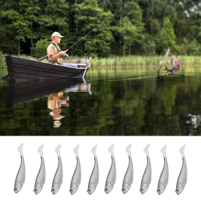 10 Leurres Manivelles 7 Cm/9g – Set Pêche Au Méné, Leurre Dur Bar Et Brochet