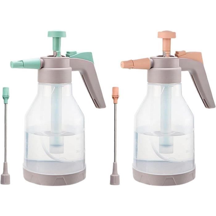 Pulvérisateur à Pression Manuel 2 Litres – Long Bec, Deux Modes (jet Et Brume) – Pour Arroser Les Plantes, Produits D’entretien