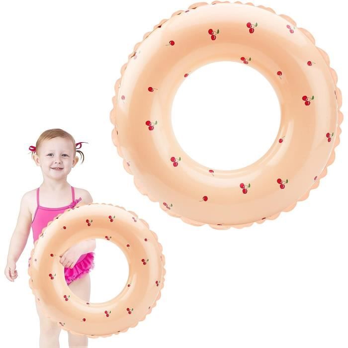 Anneau De Natation Gonflable Orange – Bouée En Forme D’orange Pour Adulte Et Enfant, Déco D’été Et Accessoire De Piscine, PVC Résistant