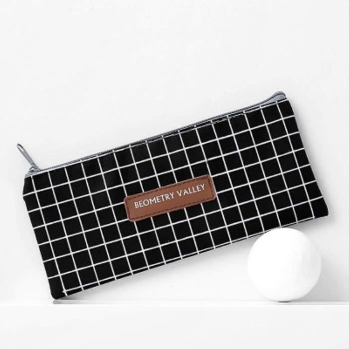 Trousse scolaire,Sac à crayons télescopique à fermeture éclair,boîte à
