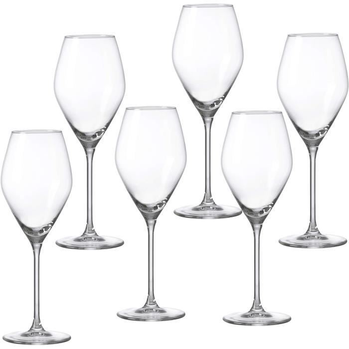 Lot De 6 Verres à Vin Blanc Waterford Lismore - Cristal Diamant - Neufs