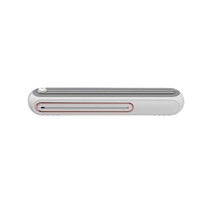 Découpeur Film Étirable Et Papier Aluminium - Coupe Lisse, Blanc, 31.5x4.5x4.5cm