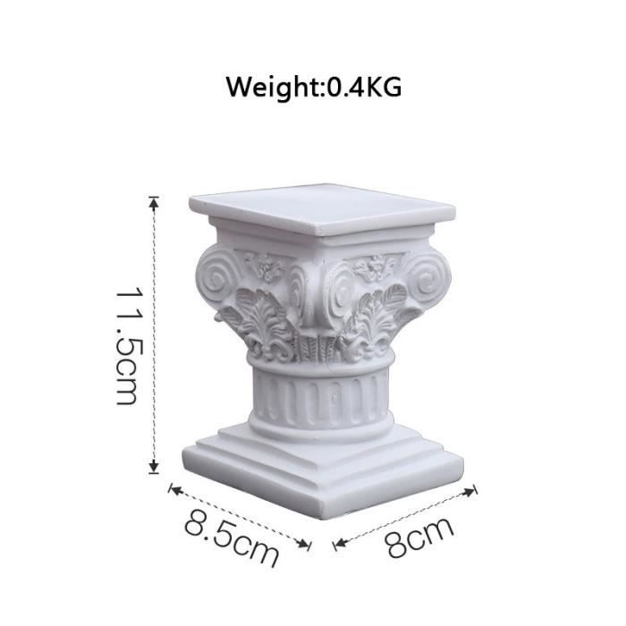 Decoured Bâtiment De La Rome Antique Décoration Artisanat Modèle Créatif Colonne Corinthienne Décoration De Bureau Décoration Ameublement De Maison