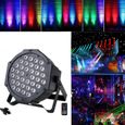 RGB LED lampe de scène Projecteur étape lumière effet de lumière Stage DJ Disco+ télécommande--YY-1