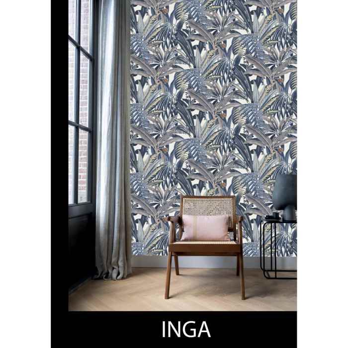 Papier Peint Panoramique A.S. Création Papier Peint Intissé Exotic Life Papier Peint Effet Jungle 10,05 M X 0,53 M Gris 372751 37275-1 Papier Adhesif Pour Meuble