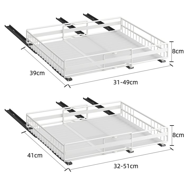 350 mm coulisse tiroir - rail tiroir coulissant en acier, glissiere