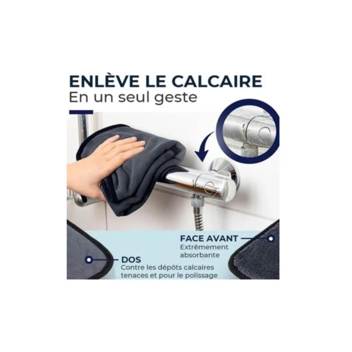 Lot De 3 Chiffons Microfibre XXL - 30x40 Cm - Super Absorbants, Sans Rayures - Pour Salle De Bain, Voiture, Vitres