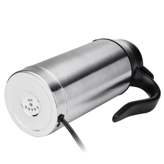 Bouilloire électrique portable pour voiture - TMISHION - 1000 ml - 24V -  Noir et blanc - 250W