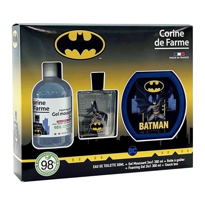 Batman Coffret cadeau enfant avec eau de toilette 50ml et gel douche 150ml  - 2pcs - Cdiscount Au quotidien