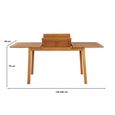 Ensemble table et chaises de jardin SORA 6 places en bois d'eucalyptus FSC avec housse de protection-2