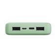 Trust Primo Batterie Externe Rapide 20000mAh, Power Bank USB-C 3A, 3 Entrées, Chargeur iPhone / iPad / Samsung - Vert-2