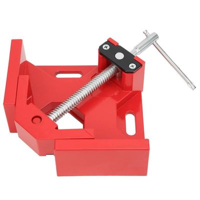 JINTANG Kit 6 Pièces : 4 Pinces à Une Main F 4 Pouces + 2 Règles Positionnement Angle Droit 90°