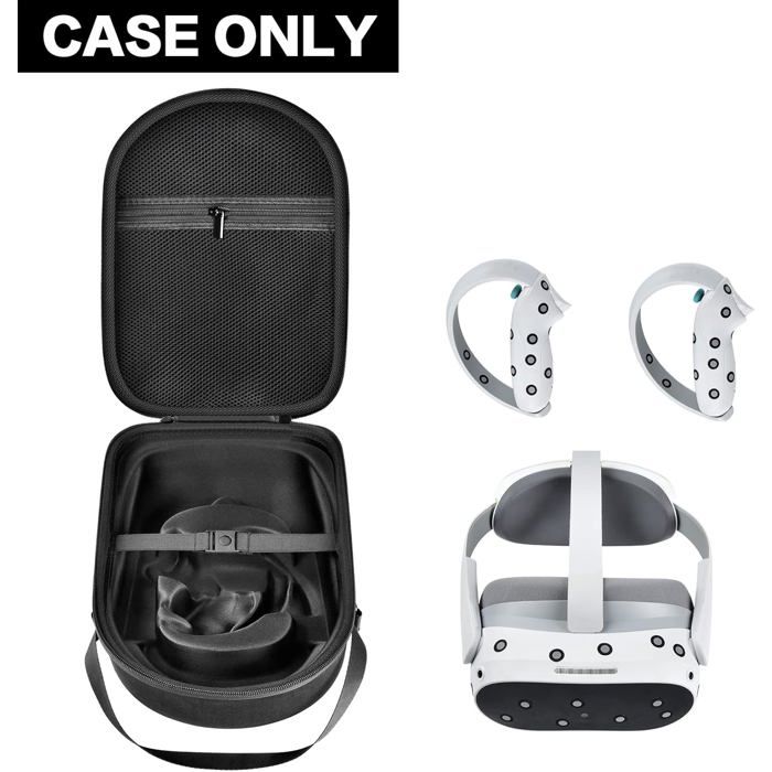 Étui De Transport Rigide Pour Casque VR – Housse De Voyage Universelle – Gris – Neuf