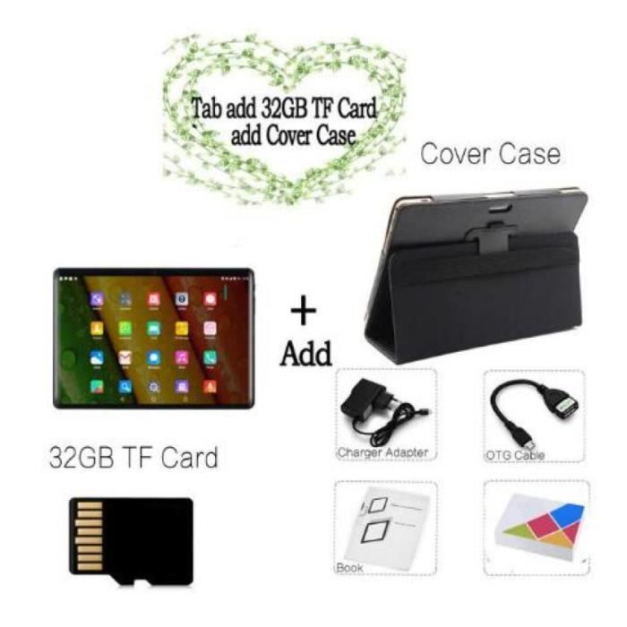 10.1 pouces tablette 2.5D verre trempé 4G2