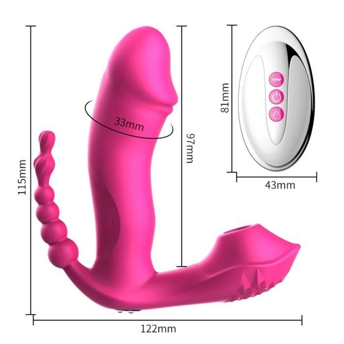 vibromasseur god Vibromasseur - Vibromasseur gode - avec fonction de chauffage intelligente  - Double main image 0