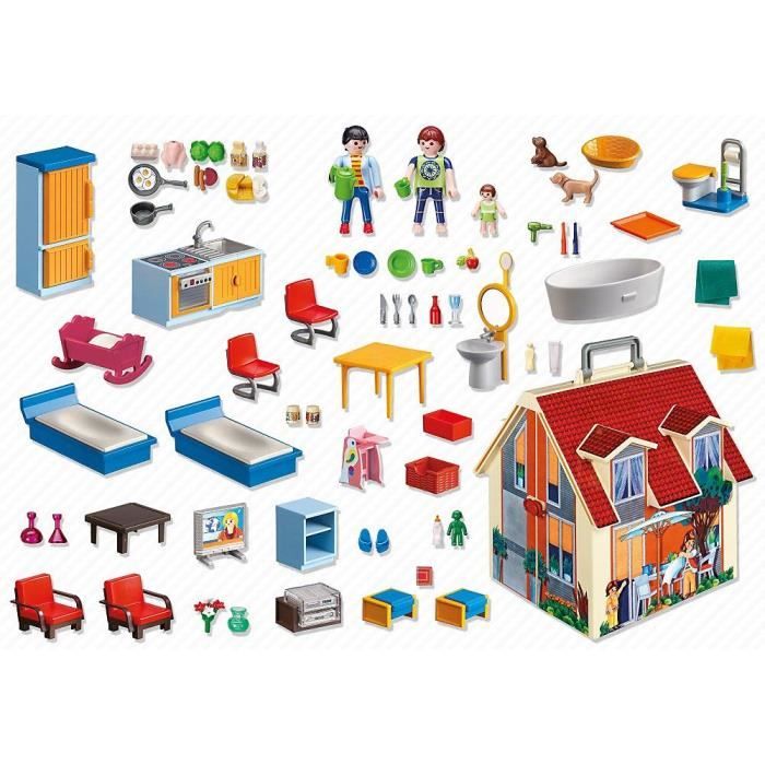 Maison Transportable Playmobil - 5167 - Jeu de Construction - Circulaire en  ligne
