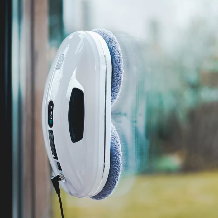 Robot Lave-vitres Wiizzee NV01 - Nettoyage Automatique, 3 Modes, Télécommande Et Appli, Sécurité Anti-chute