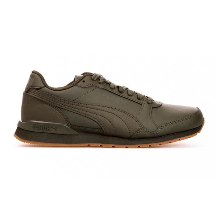 Puma cuir deals marron homme