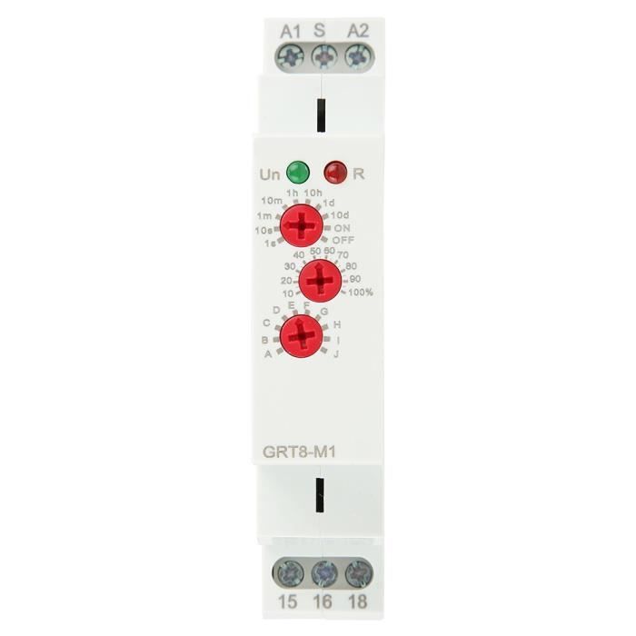 Temporizador Multifuncional De Relé De Atraso Grt8-m1 Ac Con | Frete Grátis