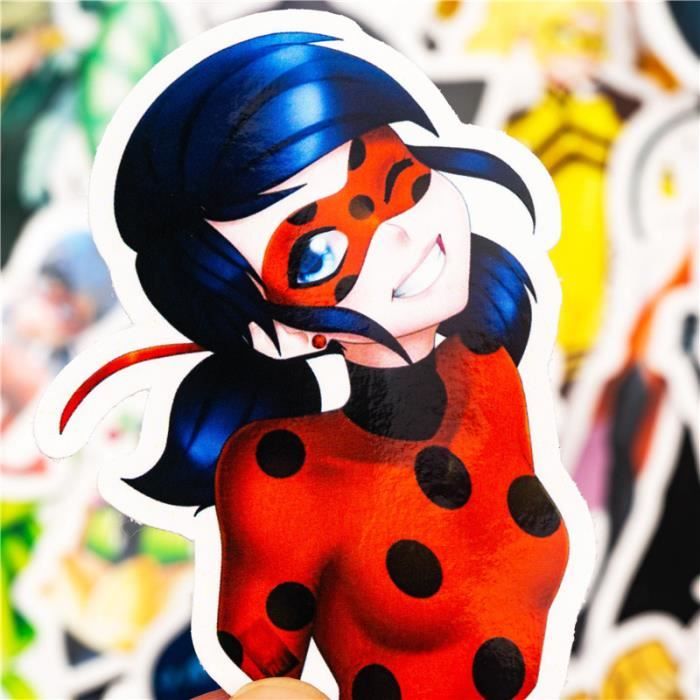 Lot de 16 �tiquette Miraculous Ladybug Disney cahier voiture GUIZMAX -  Cdiscount Beaux-Arts et Loisirs créatifs