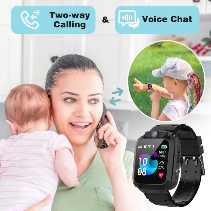 Montre Connectée Enfant Gps, Montre Gps Enfant Cadeau Noel De Sos  Téléphone, Montre Tracker Gps Enfant Anti-Perte Traqueur,I[F2709] -  Cdiscount Téléphonie