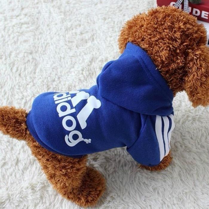 Rose XL 3 4.5kg Hiver Adidog Sweatshirt A Capuche Pour Chien De Compagnie Vetements Pour les Petits grands Chiens Chaud en peluch Cdiscount
