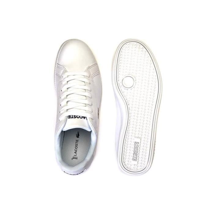 Basket Lacoste Game advance luxe Blanc Femme Blanc - Cdiscount Chaussures