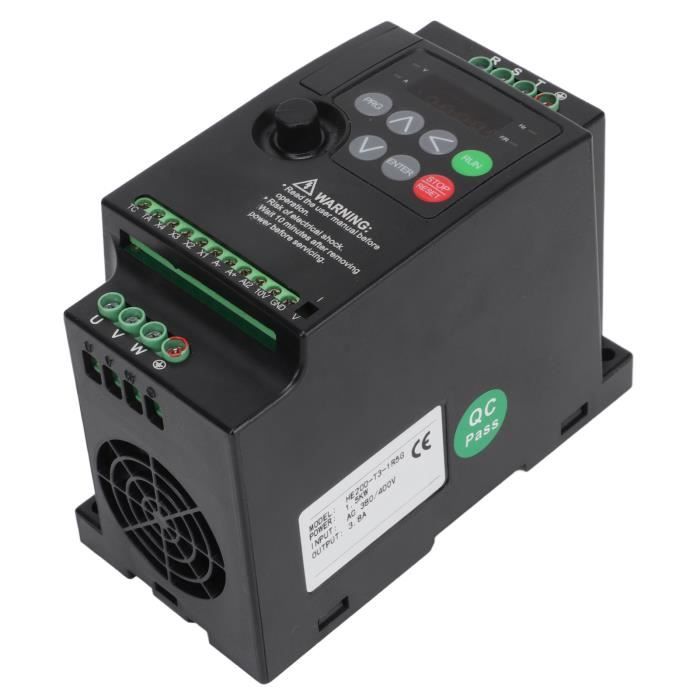 Variateur de fréquence 1.5KW VFD, Entrée Triphasée 380/400V, Sortie — free download