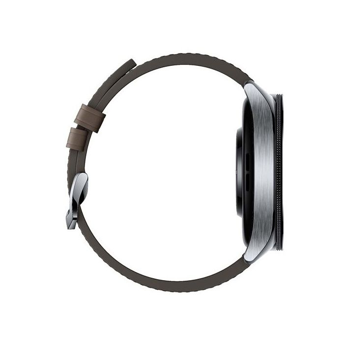 Montre connectée Xiaomi Mi Watch Pro Argent et bracelet Cuir
