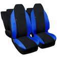 Lupex Shop Housses de siège auto compatibles pour Aygo Noir Blue Clair-0