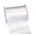De 7mm x 20 mètres Berisfords blanc pur double face ruban de satin col # 1 x 20m