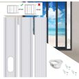 4 SET Joint de fenêtre, adapté pour climatiseur mobile avec tuyaux de diamètre de climatiseur de 13 cm / 5.1 pouces
