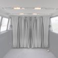 Kit D'habillage Interieur - Rideau de séparation de cabine - pour Universel Gris (180cm/200cm)-0