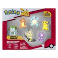 Pokémon – Figurine Battle – Pack Pikachu, Carapuce, Salamèche, Bulbizarre, Mimiqui, Toxizap-0