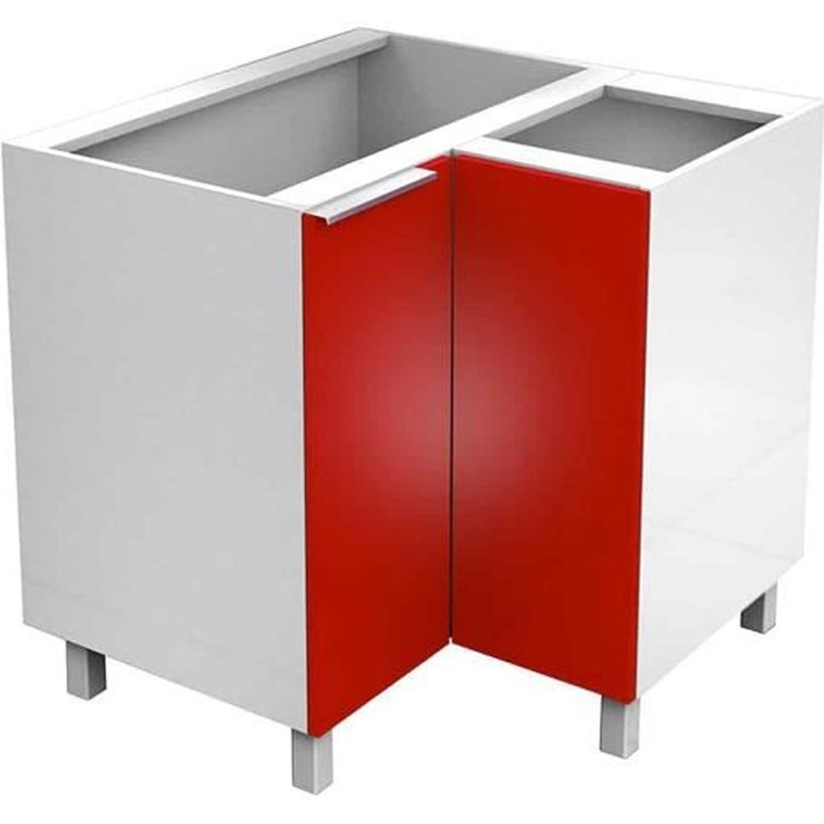 Meuble angle bas - 13cm - Rouge - Achat / Vente elements bas Meuble angle bas - 13cm - Rouge - Achat / Vente elements bas