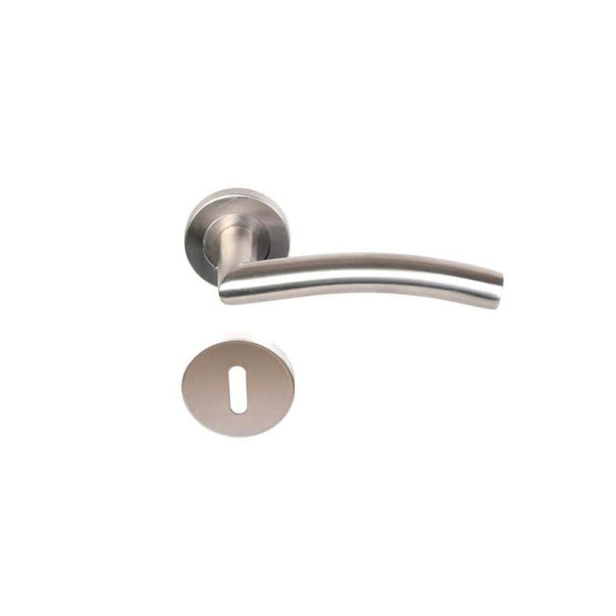 Paire de poignées sur rosacesElsa vague inox 304 Paire de poignées sur rosacesElsa vague inox 304